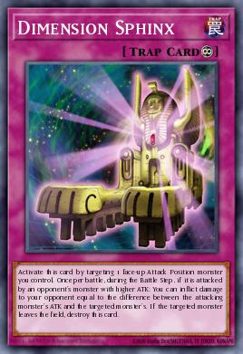Esfinge Dimensional — Yu-Gi-Oh! The Dark Side of Dimensions Movie Pack: Gold Edition EN023