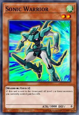 Guerreiro Sônico — Synchron Extreme Structure Deck EN012