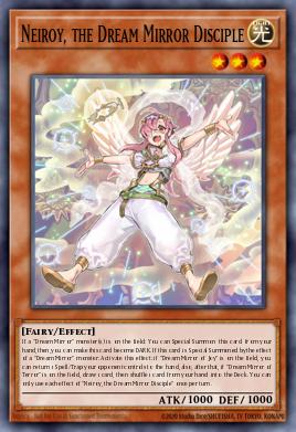 Neiroy, o Discípulo do Espelho Onírico — Blazing Vortex Premiere! promotional card EN026