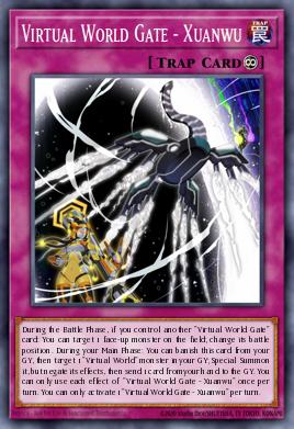Portão do Mundo Virtual - Xuanwu — Blazing Vortex Premiere! promotional card EN075