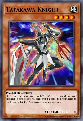 Cavaleiro Tatakawa — Lord of the Tachyon Galaxy Sneak Peek Participation Card EN005