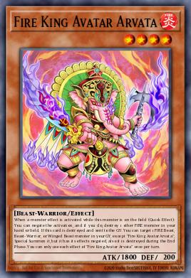 Avatar do Rei de Fogo Arvata — OTS Tournament Pack 25 EN007