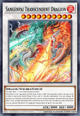Sangenpai Transcendent Dragion — 2025 Mega-Pack Tin EN191