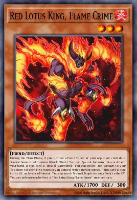 Red Lotus King, Flame Crime — Maze of Muertos EN077