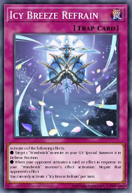 Refrão do Vento Gélido — Blazing Vortex Premiere! promotional card EN072