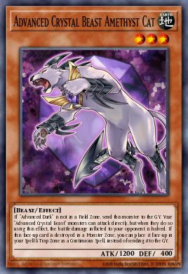 Advanced Crystal Beast Amethyst Cat — Battles of Legend: Crystal Revenge EN011