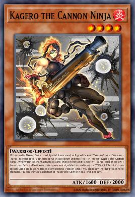 Kagero the Cannon Ninja — Darkwing Blast EN018