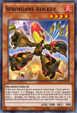 Springans Rockey — Blazing Vortex Premiere! promotional card EN006
