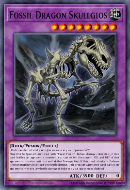 Dragão Fóssil Skullgios — Battles of Legend: Armageddon EN009