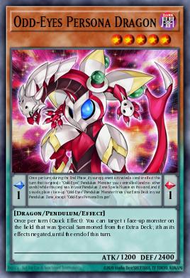 Dragão Persona de Olhos Anômalos — Legendary Arc-V Decks ENO05