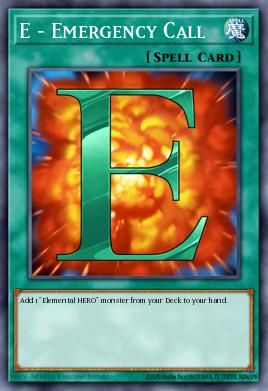 E - Chamada de Emergência — HERO Strike Structure Deck EN029