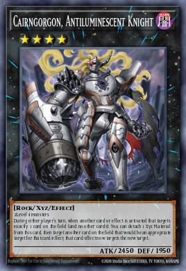 Cairngorgon, o Cavaleiro Antiluminescente — Wing Raiders EN049
