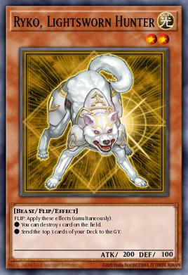 Ryko, Caçador Luminoso — Dragons Collide Structure Deck EN023