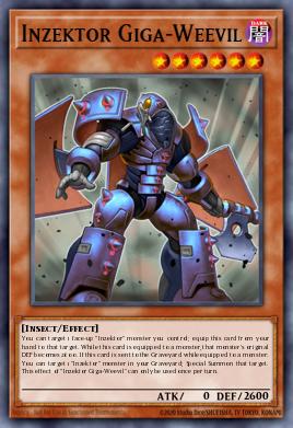 Inzektor Giga-Weevil — Order of Chaos: Special Edition EN022