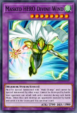 Vento Divino, o HERÓI Mascarado — HERO Strike Structure Deck EN043
