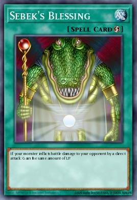 Benção de Sebek — Structure Deck: Dinosaur's Rage Special Set EN020