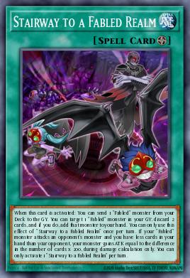 Escadaria para um Reino Mitológico — Blazing Vortex Premiere! promotional card EN060