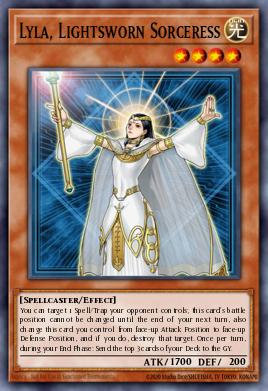 Lyla, a Feiticeira Luminosa — Dragons Collide Structure Deck EN021