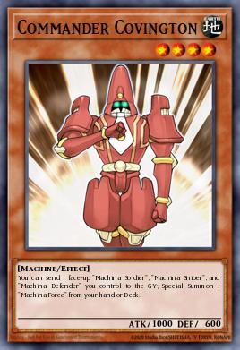 Comandante Covington — Structure Deck: Mechanized Madness EN013