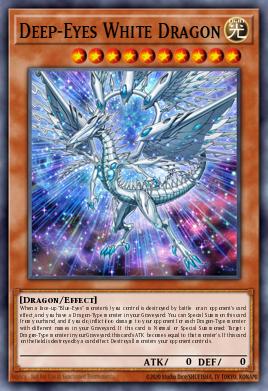 Dragão Branco de Olhos Profundos — Yu-Gi-Oh! The Dark Side of Dimensions Movie Pack: Gold Edition EN005