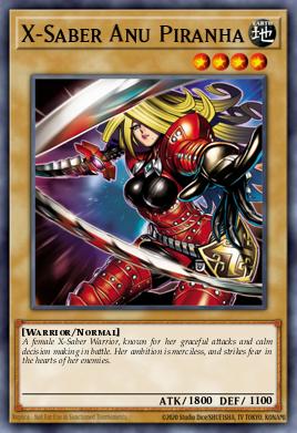 X-Sabre Anu Piranha — Starter Deck: Yu-Gi-Oh! 5D's 2009 EN004
