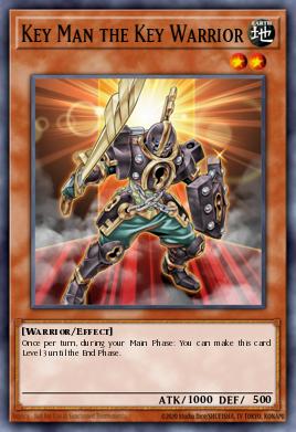 Key Man the Key Warrior — Starter Deck: Dawn of the Xyz EN009