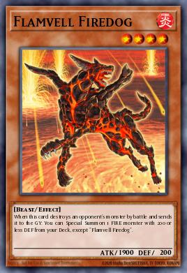 Cão de Fogo de Flamvell — Ancient Prophecy: Special Edition EN037