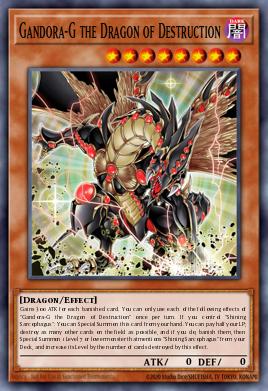 Gandora-G the Dragon of Destruction — 2025 Mega-Pack Tin EN177