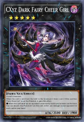 CXyz Fada Negra Menina de Torcida — Lord of the Tachyon Galaxy Sneak Peek Participation Card EN047