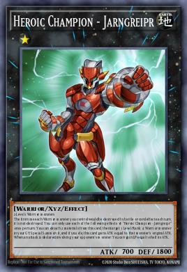 Campeão Heroico - Jarngreipr — Dimension Force EN045