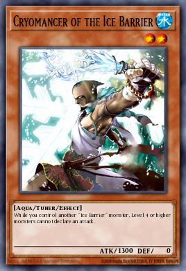 Criomante da Barreira de Gelo — Structure Deck: Freezing Chains EN007