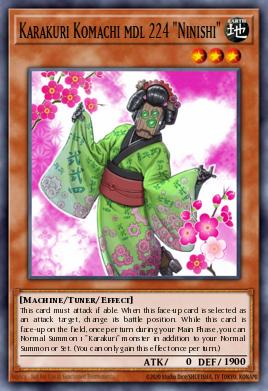 Karakuri Komachi mdl 224 "Ninishi" — Extreme Victory Sneak Peek Participation Card EN030