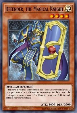 Defensor, o Cavaleiro Mágico — Spellcaster's Command Structure Deck: Special Edition EN003
