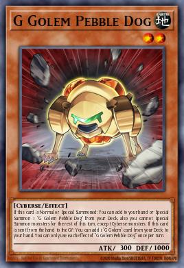G Golem Pebble Dog — Battles of Legend: Crystal Revenge EN041