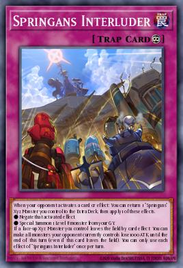 Springans Interludior — Dawn of Majesty Premiere! promotional card EN071