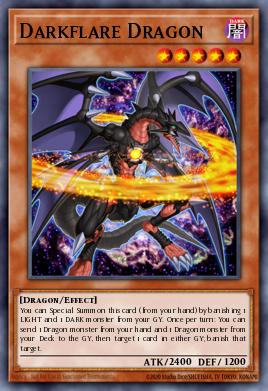 Dragão do Brilho Obscuro — Dragons Collide Structure Deck EN002