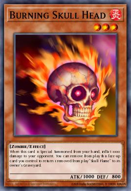 Caveira Flamejante — Yu-Gi-Oh! 5D's Wheelie Breakers Promotional Cards EN003