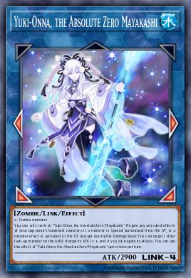 Yuki-Onna, a Mayakashi do Zero Absoluto — Duel Overload EN025