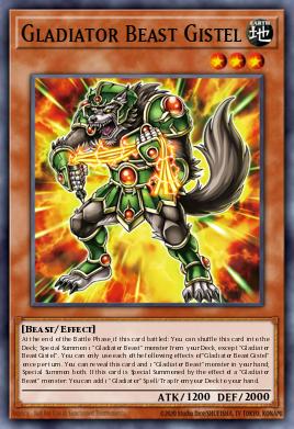 Gladiator Beast Gistel — Supreme Darkness EN017