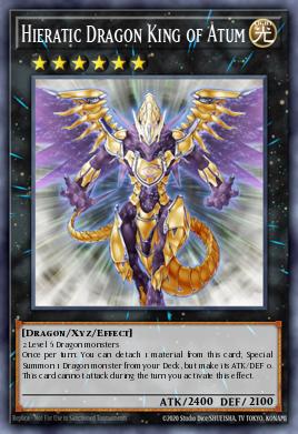 Dragão Hierático Rei de Atum — Duel Power EN092