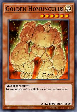 Homunculus Dourado — Yu-Gi-Oh! Ultimate Masters: World Championship Tournament 2006 promotional cards EN001