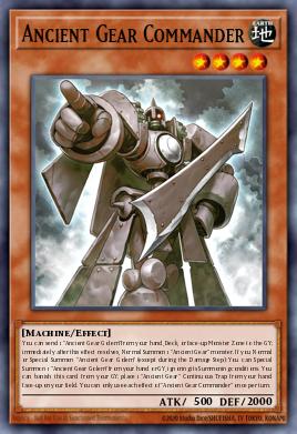 Ancient Gear Commander — 2025 Mega-Pack Tin EN179