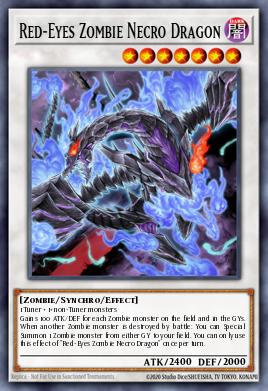 Necro Dragão Zumbi de Olhos Vermelhos — Structure Deck: Zombie Horde EN041