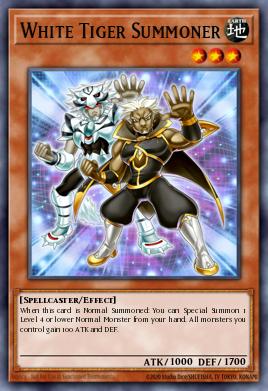 Invocador do Tigre Branco — Super Starter: Space-Time Showdown EN019