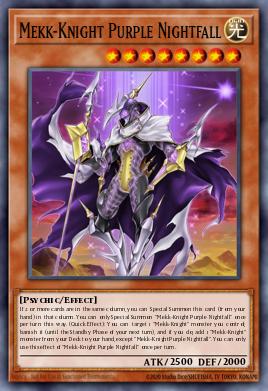 Mekk-Cavaleiro do Anoitecer Púrpura — 2018 Mega-Tin Mega Pack EN183