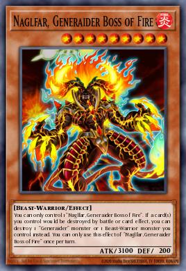 Naglfar, Chefe Generaidor do Fogo — Mystic Fighters EN030