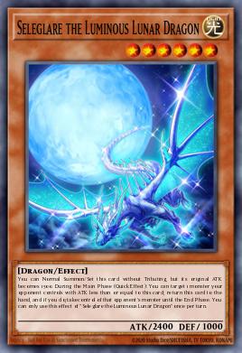 Seleglare, o Dragão Lunar Brilhante — 2021 Tin of Ancient Battles EN159
