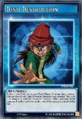 Destruição do Dinossauro — Speed Duel: Trials of the Kingdom Sneak Peek participation cards ENS03
