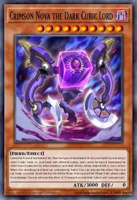 Nova Carmesim, o Senhor Cúbico Obscuro — Yu-Gi-Oh! The Dark Side of Dimensions Movie Pack: Gold Edition EN039