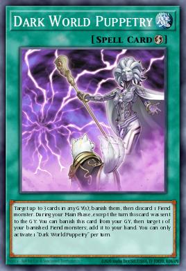 Dark World Puppetry — Structure Deck: Dark World EN025